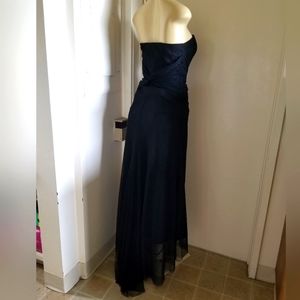 Vintage  Vera wang  gothic black wedding veil knot  dress size 6